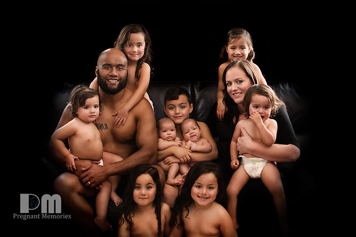 The Uhila Collective, 4 sets of twins official photographer, Auckland twin Photographer, Emma Uhila, Uhila family, Pregnant Memories