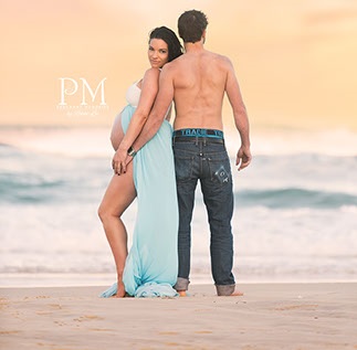 Gold Coast Beach Maternity Photography, Photographer Pregnant Memories Rikki-Lee